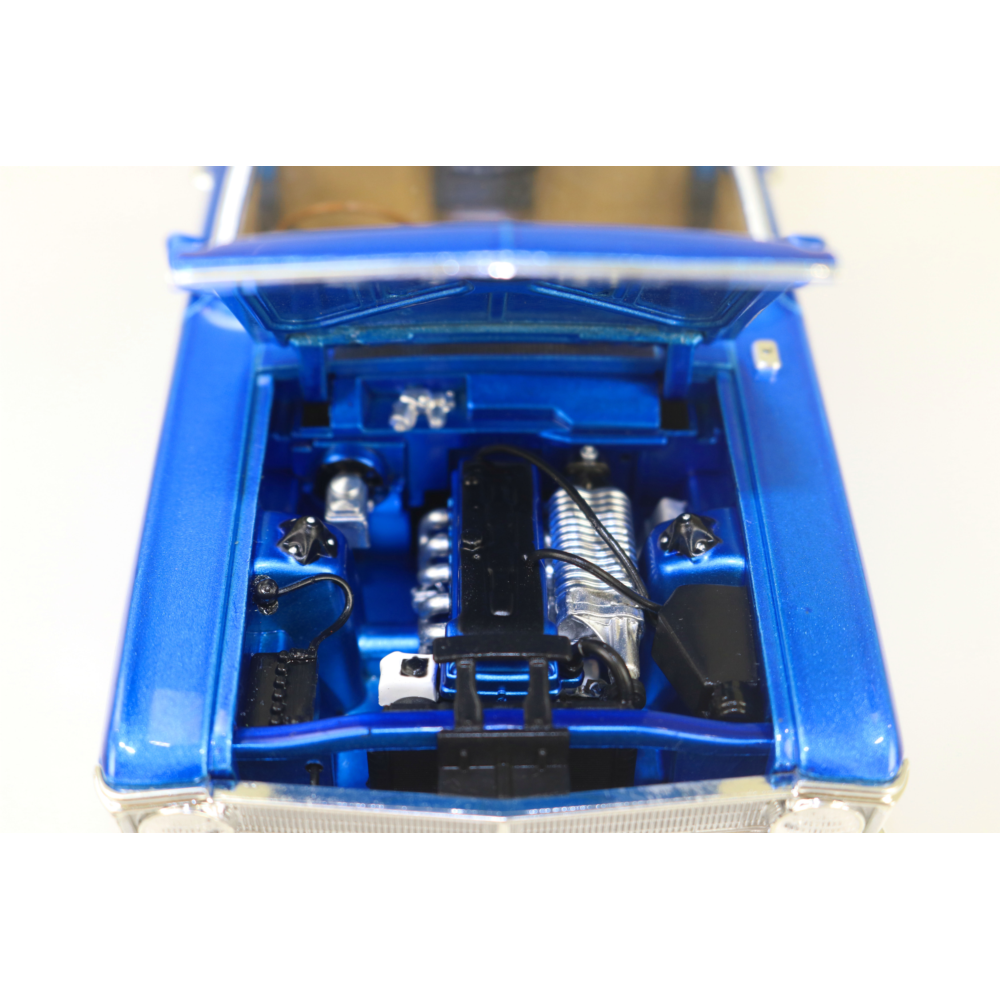 Ford XY Falcon Ute Custom Supercharged Barra Engine Blue Diecast Model Car 1:24 Scale (Approx. 18–20cm) Collectible | Universal Auto Spares