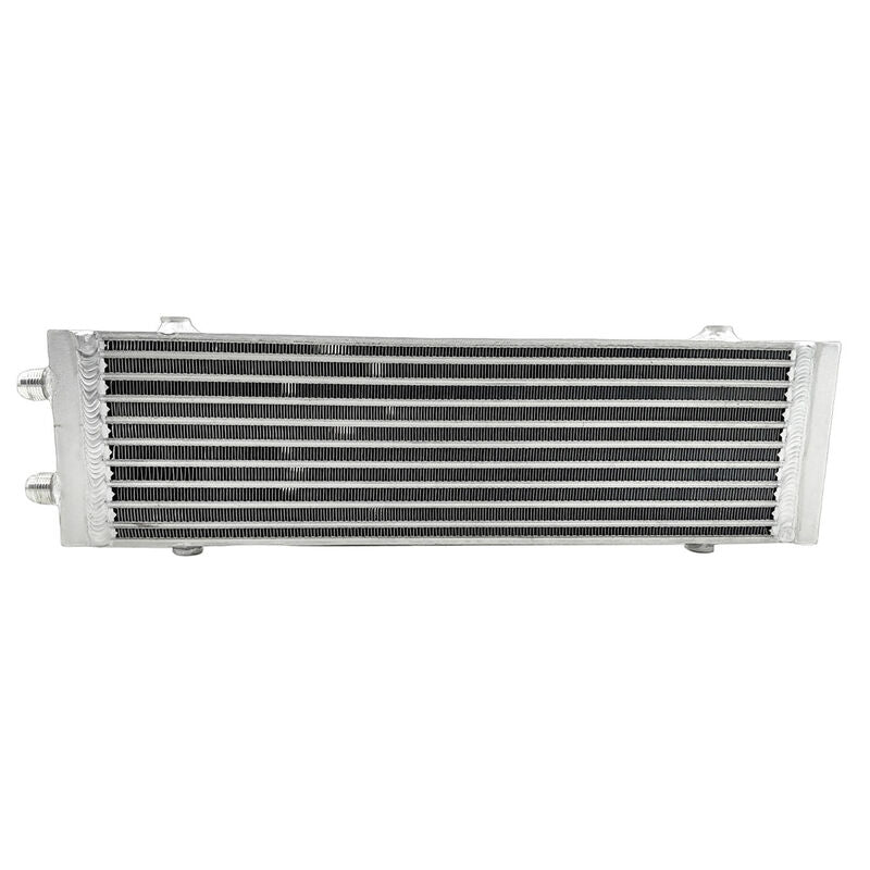 Oil Cooler Universal Dual Pass Bar & Plate 18.5 x 5.5 x 1.58 Core Large Silver 01EGB052ASL INTERC-001-SIL - Machter