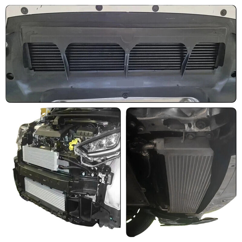 Oil Cooler Universal Dual Pass Bar & Plate 18.5 x 5.5 x 1.58 Core Large Silver 01EGB052ASL INTERC-001-SIL - Machter