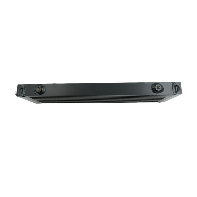 Universal Dual Pass Bar & Plate Oil Cooler 18.5"x5.5"x1.58" Core Black Large 01EGB052ASL INTERC-001 - Machter
