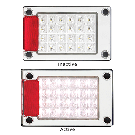 J3 Series Single Blister Includes Bracket - LED AutoLamps Reverse Lamp