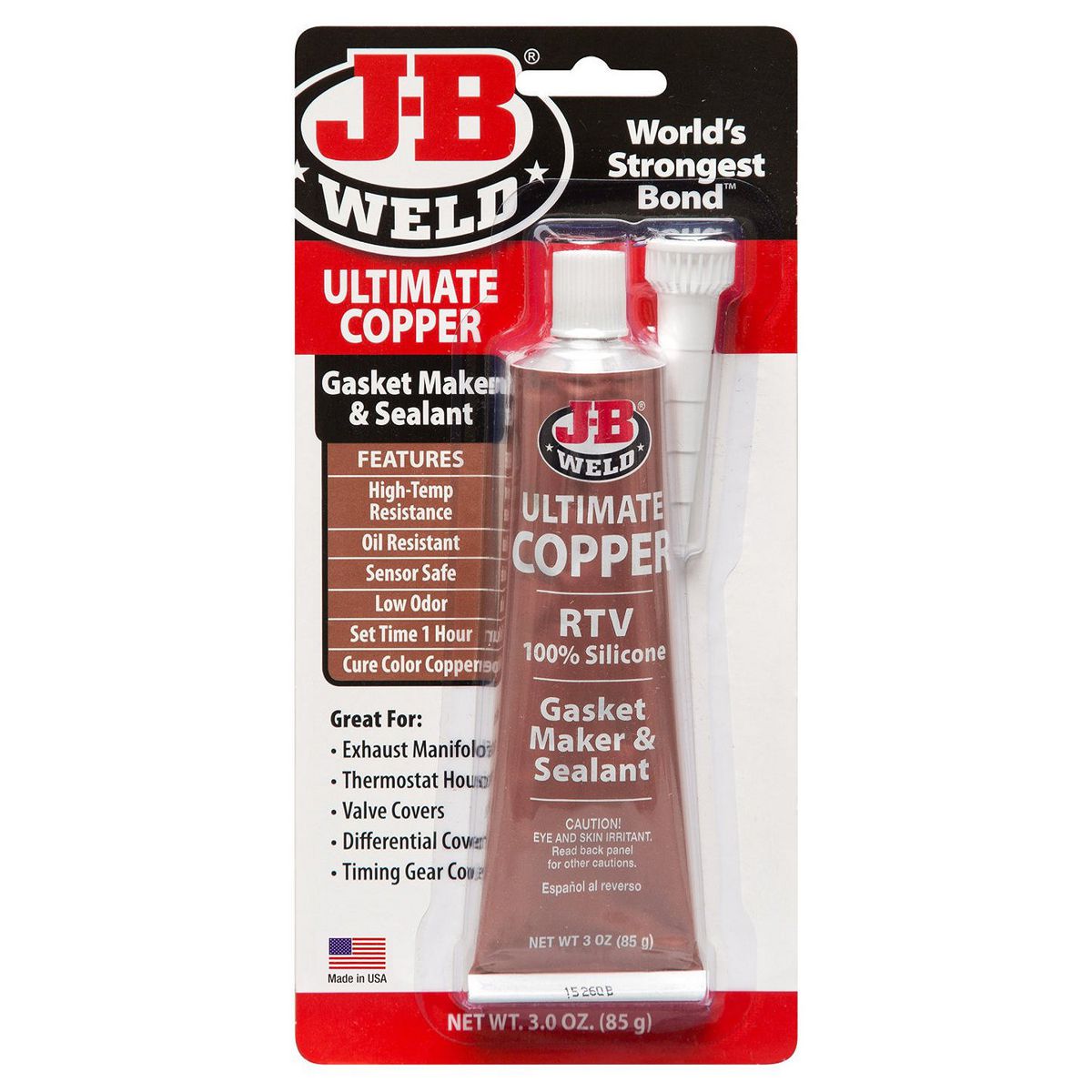 Ultimate Copper Gasket Maker & Sealant 85g - J-B Weld
