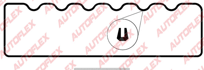 Rocker Cover Gasket JN304 - AUTOFLEX