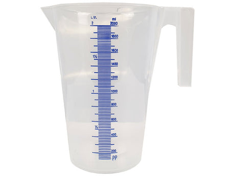 Plastic Measuring Jug 2LTR Capacity with Printed Scale - AUTOKING | Universal Auto Spares