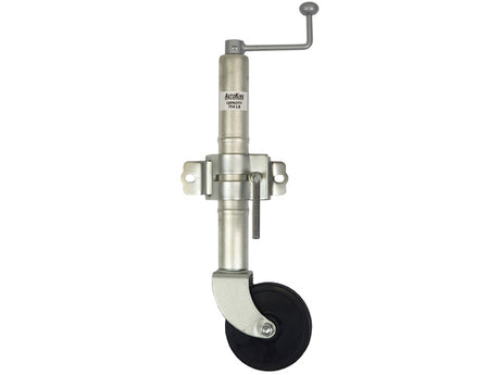 Jockey Wheel With Clamp & 6" Solid Rubber Tyre. 340KG Rated - AUTOKING