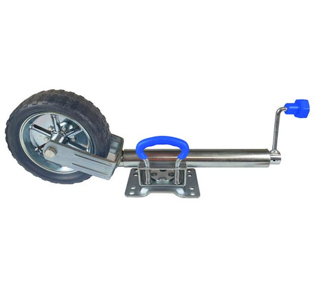 Jockey Wheel 10" Swivel Metal Rim & 85mm Tyre - AUTOKING