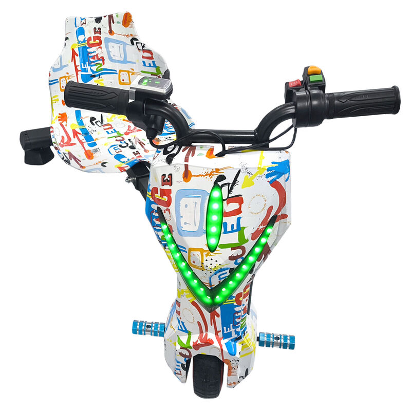 Electric Drift Go Kart for Kids 3 Wheel Ride On Trike with Bluetooth & 350W Graffito KART-01GF - Machter
