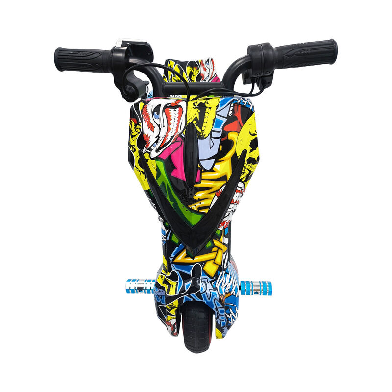 Electric Drift Go Kart for Kids 3 Wheel Ride On Trike with Bluetooth & 350W Hip-Hop KART-01TN - Machter