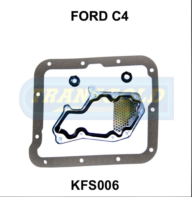 Transmission Filter Kit Fits Ford Falcon > 1982 GfS6 C4 KFS006 - Transgold