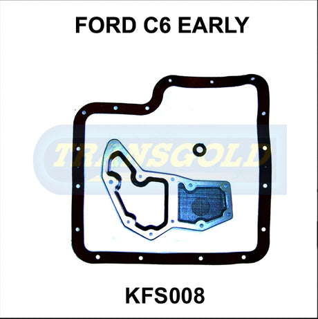 Transmission Filter Kit Fits Ford 66-74 GfS8 C6 KFS008 - Transgold