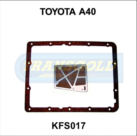 Transmission Filter Kit Fits Volvo, Toyota Gfs17 A/W A40/41, Aw/Bw55 KFS017 - Transgold
