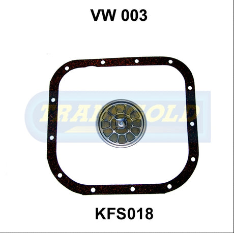 Transmission Filter Kit Fits Volkswagen 003 (Round Filter With Centre Hole) GFS18 KFS018 - Transgold | Universal Auto Spares