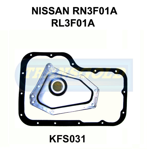 Transmission Filter Kit Fits Nissan Pulsar 82- Gfs31 Rl/Rn3F01A KFS031 - Transgold