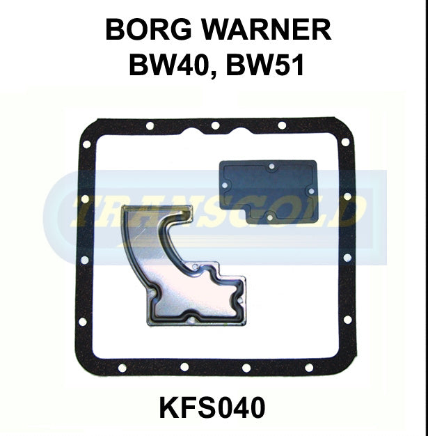 Transmission Filter Kit Fits BW40/BW51 & Ford XE/XF, Toyota GFS40 KFS040 - Transgold