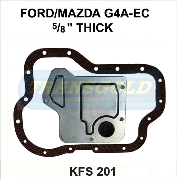 Transmission Filter Kit Fits Ford/Mazda G4A-El, G4A-Hl (5/8'' Thick Filter) KFS201 - Transgold