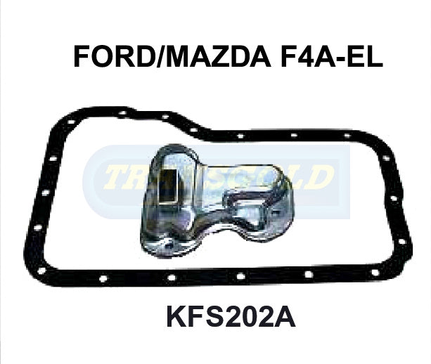 Transmission Filter Kit Fits Jatco F4A-El 4 Speed Mazda 121 90-97 KFS202A - Transgold