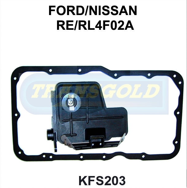 Transmission Filter Kit Fits Jatco Re/Rl4F02A Gfs403 Corsair/Maxima/Pintara KFS203 - Transgold