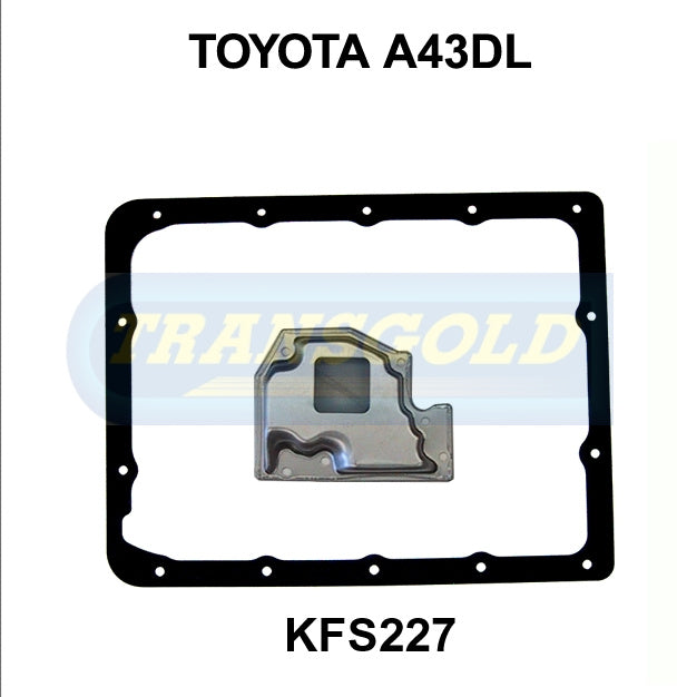 Transmission Filter Kit Fits Toyota A43Dl, A44Dl/Aw372L Holden/Tarago/Hiace Gfs427 KFS227 - Transgold