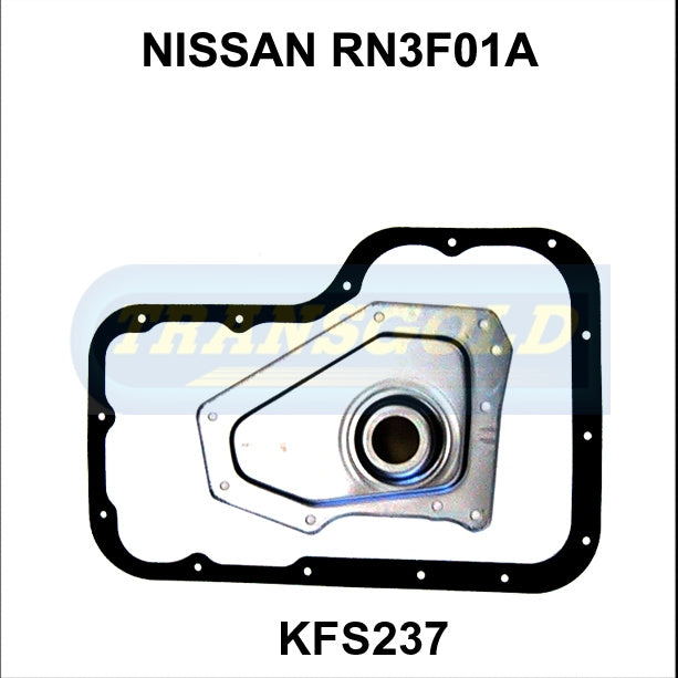 Transmission Filter Kit Fits Jatco Rl/Rn3F01A 1987 On Nissan Gfs437 KFS237 - Transgold