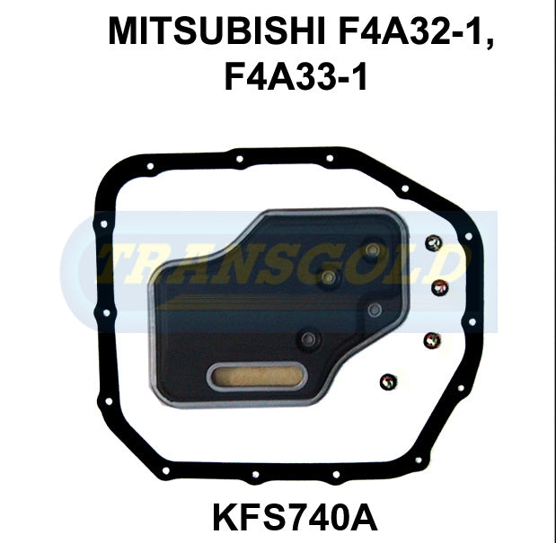 Transmission Filter Kit Fits Hyundai Sonata 3.0L Sohc Y-3 1996-98 KFS740A - Transgold