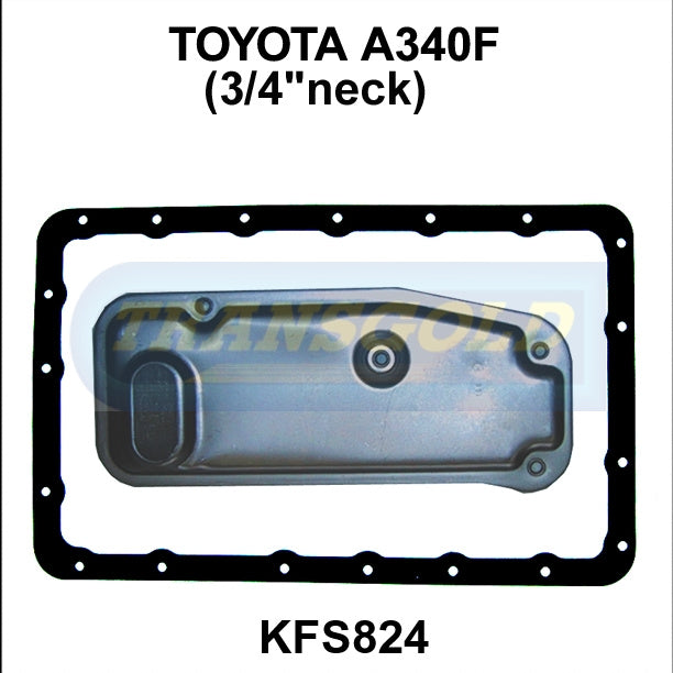 Transmission Filter Kit TOYOTA A340F (3/4 PICKUP) KFS824 Transgold