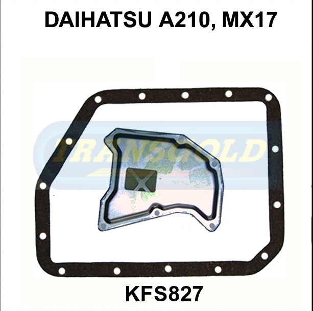 Transmission Filter Kit Fits Daihatsu Gfs233 A210 Mx-17 KFS827 - Transgold | Universal Auto Spares