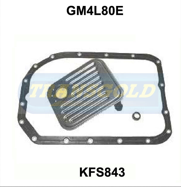 Transmission Filter Kit Fits 4L80E KFS843 - Transgold