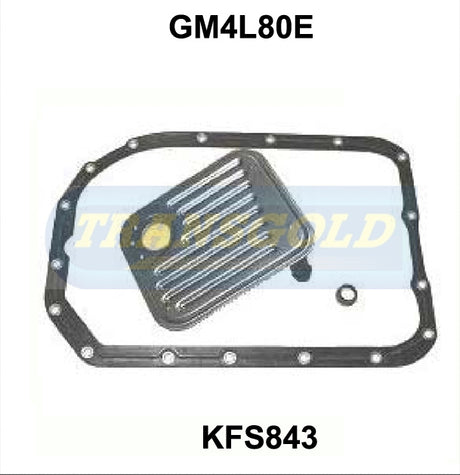 Transmission Filter Kit Fits 4L80E KFS843 - Transgold