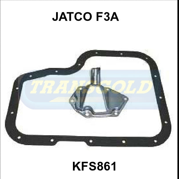 Transmission Filter Kit Fits Ford F3A Jatco Festiva Wf 1.3L '98 On KFS861 - Transgold
