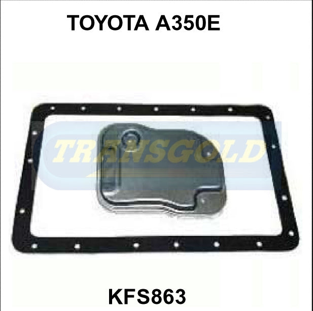 Transmission Filter Kit Fits Toyota A350 GS300 1996 On KFS863 - Transgold