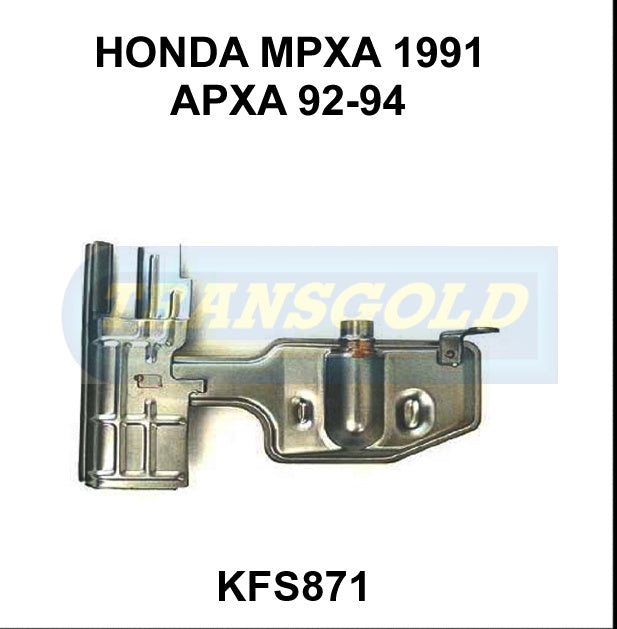 Transmission Filter Kit Fits Honda MPXA 1991, APXA 92-94 KFS871 - Transgold