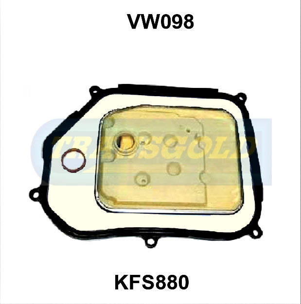 Transmission Filter Kit Fits Transporter VW098 KFS880 - Transgold