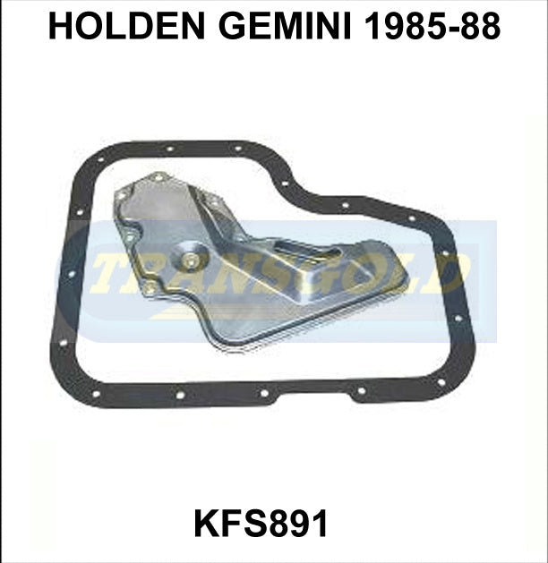 Transmission Filter Kit Fits Holden Gemini 1985-88 KFS891 - Transgold