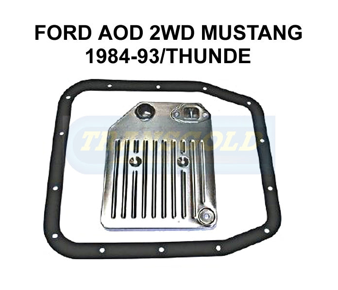 Transmission Filter Kit Fits Ford AOD 2WD Mustang 1984-93/Thunderbird KFS911 - Transgold