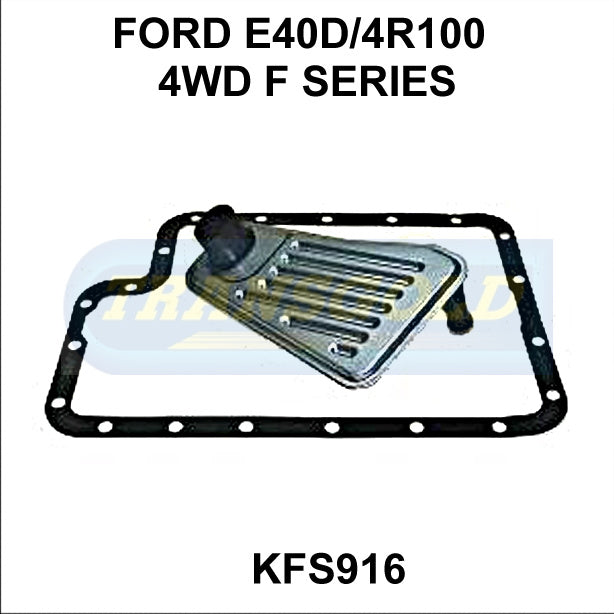 Transmission Filter Kit Fits Ford E40D/4R100 4WD F Series KFS916 - Transgold