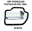 Transmission Filter Kit Fits GM Th400(3L80) Th475(3L80-Hd) 1964-67 KFS918 - Transgold
