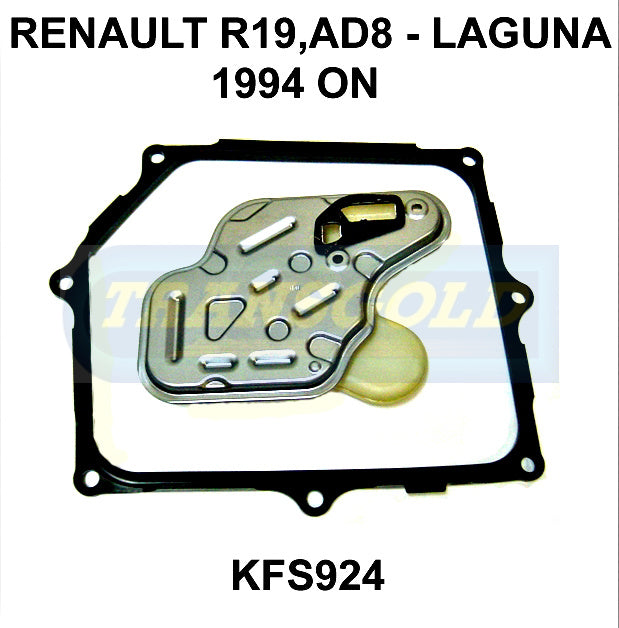 Transmission Filter Kit Fits Renault R19,Ad8 - Laguna 1994 On KFS924 - Transgold