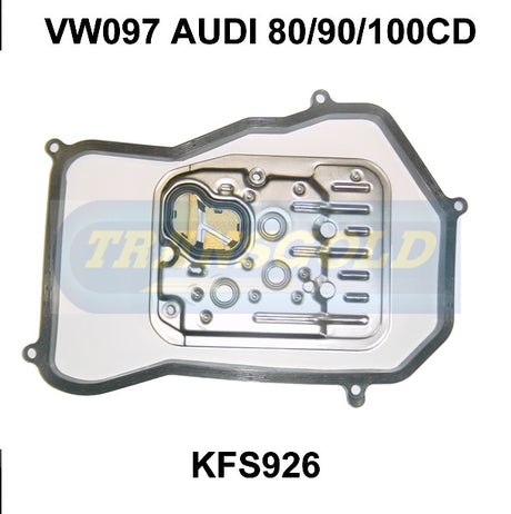 Transmission Filter Kit Fits Audi 80/90/100Cd 1988 On VW097 KFS926 - Transgold
