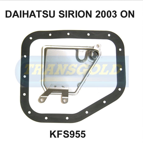 Transmission Filter Kit Fits Daihatsu Sirion 2003 On KFS955 - Transgold