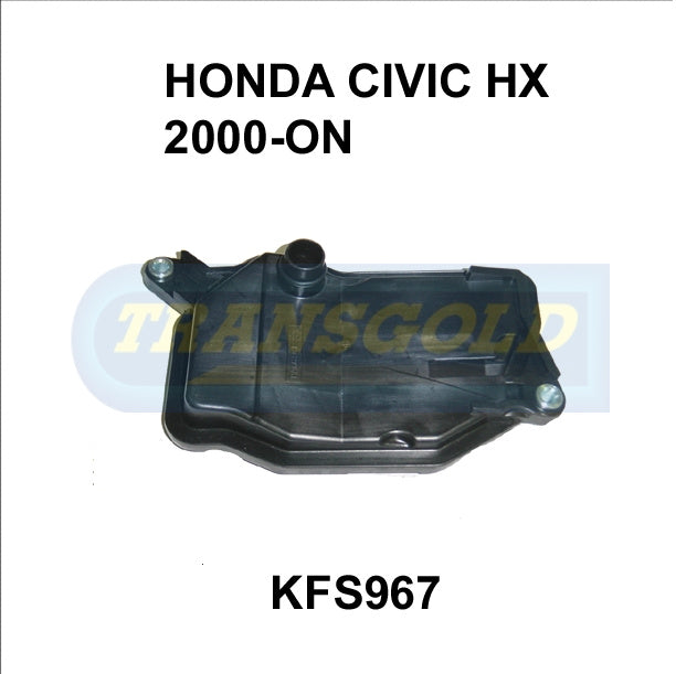 Transmission Filter Kit Fits Honda Civic HX 2002 On KFS967 - Transgold