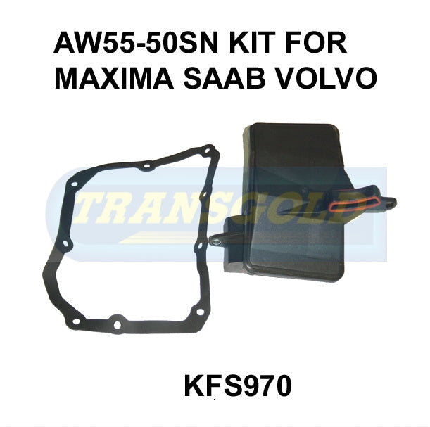 Transmission Filter Kit Fits Maxima, Saab, Volvo AW55-50SN KFS970 - Transgold