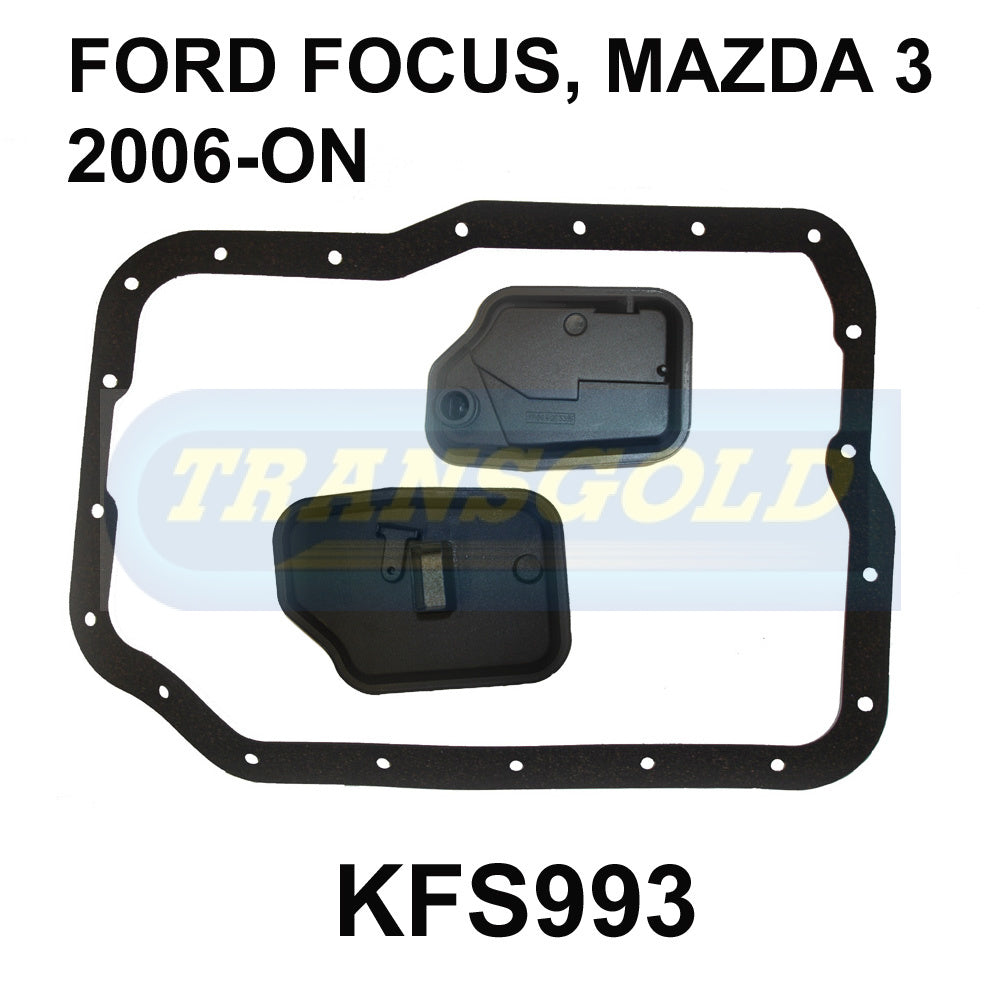 Transmission Filter Kit Fits Ford Focus, Mazda 3 2006 On KFS993 - Transgold