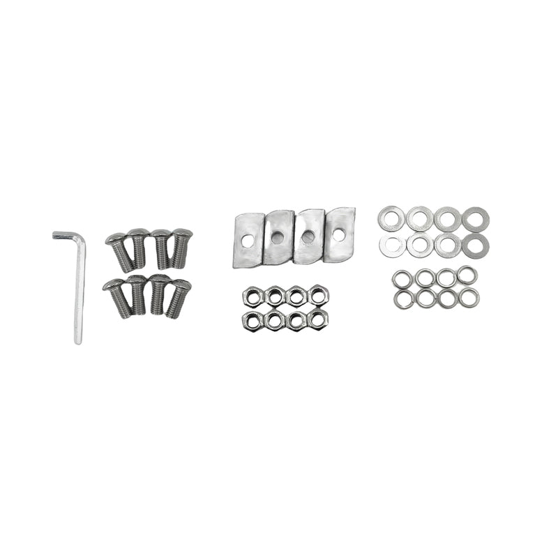 Pair LED Light Bar Brackets Fit For Rhino Rack Platform V2.0 LEDBK-002 - Machter