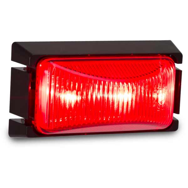 3 LED Clearance Lamp Red Rear End Outline Marker Suits 12 & 24V - AUTOKING