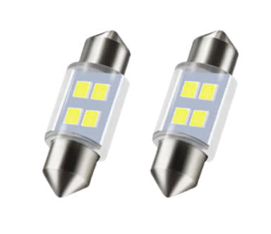 Festoon 12V 10W SV8.5 T11 (2PK) LEDF271 - Exelite