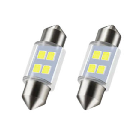 Festoon 12V 10W SV8.5 T11 (2PK) LEDF271 - Exelite