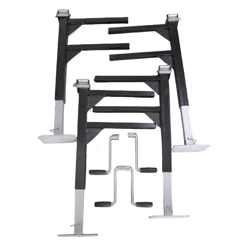 4 Pcs Heavy Duty Lift Off Jack Off Legs Adjustable Fit For Caravan Canopy LEG001-4PCS - Machter