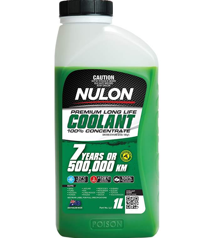 Green Premium Long Life Coolant 100% Concentrate - Nulon 1L