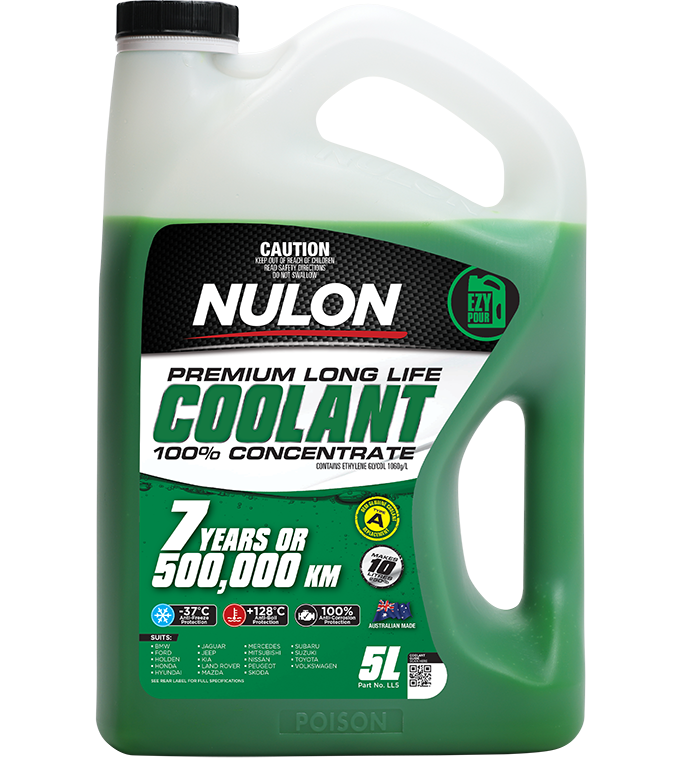 Green Premium Long Life Coolant 100% Concentrate - Nulon 5L