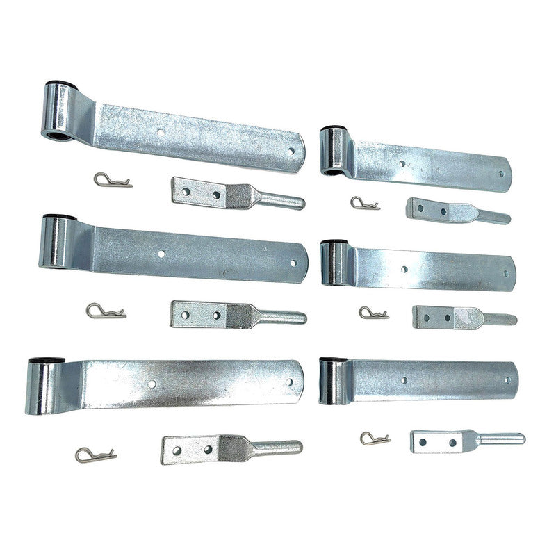 6 Pcs Zinc Plated Tray Side Board Hinge Utes Trailers 240mm Strap Nylon Bush For Ford For Toyota For Mitsubishi For Nissan LLC-002 - Machter